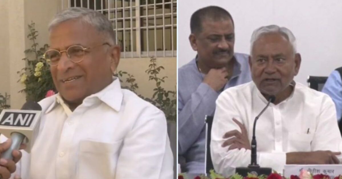 Nitish kumar and harivansh narayan singh