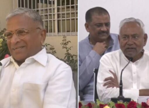 Nitish kumar and harivansh narayan singh