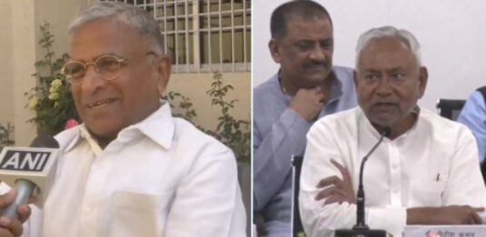 Nitish kumar and harivansh narayan singh